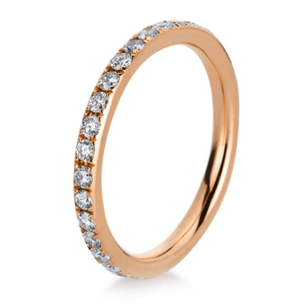 Memoire Rosegold 18kt 0,79 Diamantringe mit 33 Diamanten - 1C358