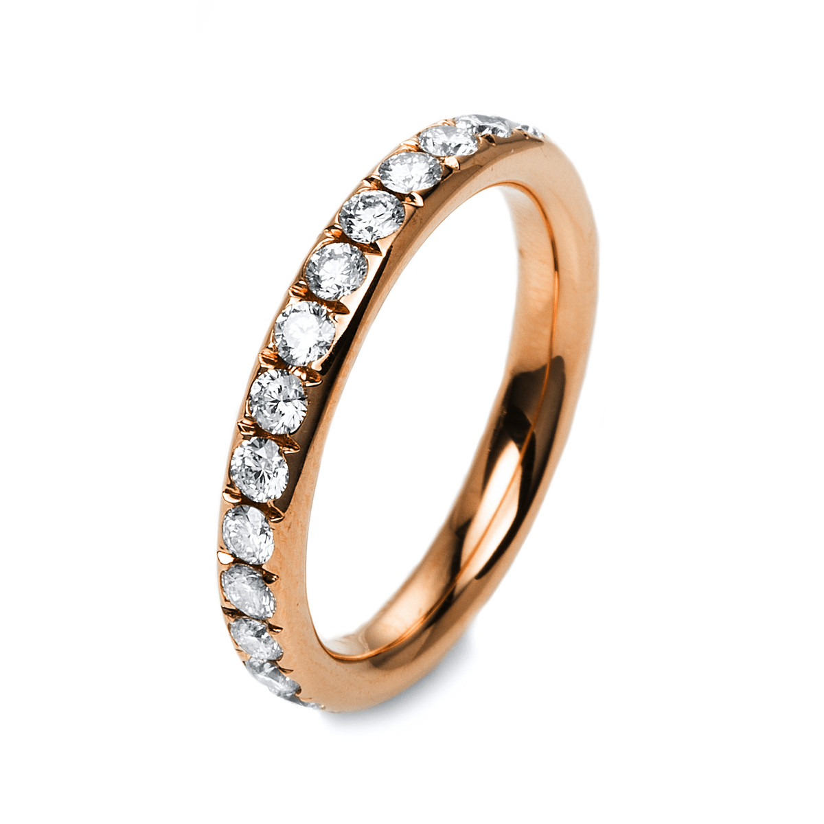 1C381R Memoire Rosegold 18kt 1,22 Diamantringe mit 27 Diamanten - 1C381 – Bild 1