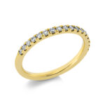 Memoire Gelbgold 18kt 0,33 Diamantringe mit 19 Diamanten - 1CH08