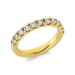 Memoire Gelbgold 18kt 0,92 Diamantringe mit 11 Diamanten - 1CH14