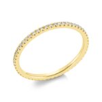 Memoire Gelbgold 18kt 0,19 Diamantringe mit 55 Diamanten - 1CH17