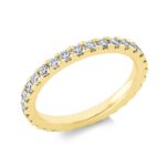 Memoire Gelbgold 18kt 0,91 Diamantringe mit 32 Diamanten - 1CH24