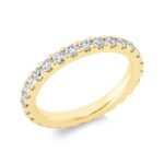 Memoire Gelbgold 18kt 1,29 Diamantringe mit 28 Diamanten - 1CH27