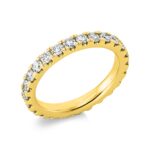 Memoire Gelbgold 18kt 1,47 Diamantringe mit 25 Diamanten - 1CH28