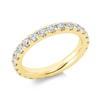Memoire Gelbgold 18kt 1,73 Diamantringe mit 25 Diamanten - 1CH29