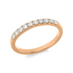 Memoire Rosegold 18kt 0,31 Diamantringe mit 10 Diamanten - 1DA11