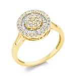 Baguette Gelbgold 18kt 0,52 Diamantringe mit 66 Diamanten - 1FJ37