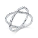 Baguette Weißgold 18kt 0,48 Diamantringe mit 31 Diamanten - 1IM39