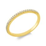 Memoire Gelbgold 18kt 0,10 Diamantringe mit 26 Diamanten - 1IM48