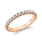 Memoire Rosegold 18kt 0,95 Diamantringe mit 30 Diamanten - 1A912