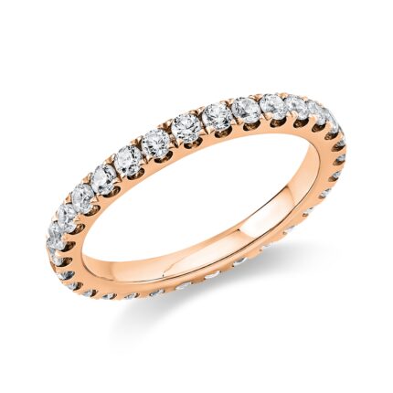 Memoire Rosegold 18kt 0,95 Diamantringe mit 30 Diamanten - 1A912