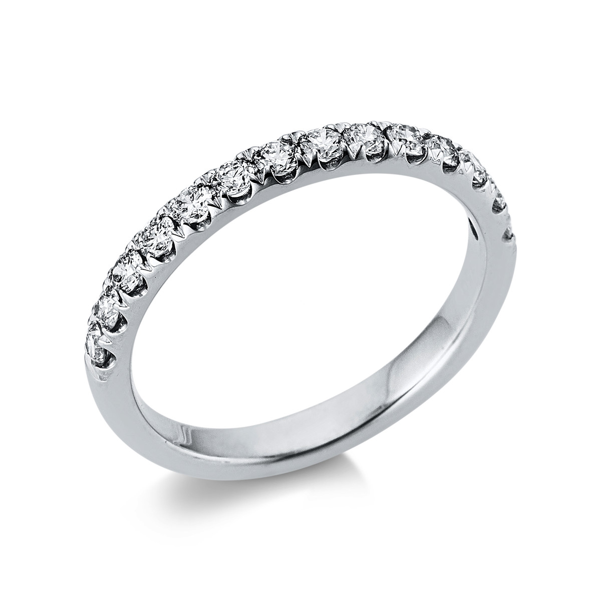 1AA53W Memoire Weißgold 18kt 0,49 Diamantringe mit 14 Diamanten - 1AA53 – Bild 1