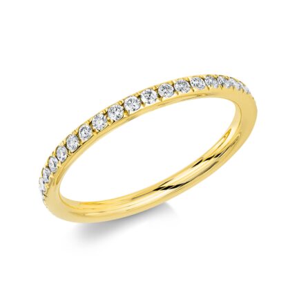 Memoire Gelbgold 18kt 0,44 Diamantringe mit 37 Diamanten - 1B828