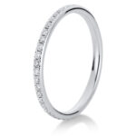 Memoire Weißgold 18kt 0,37 Diamantringe mit 43 Diamanten - 1C374