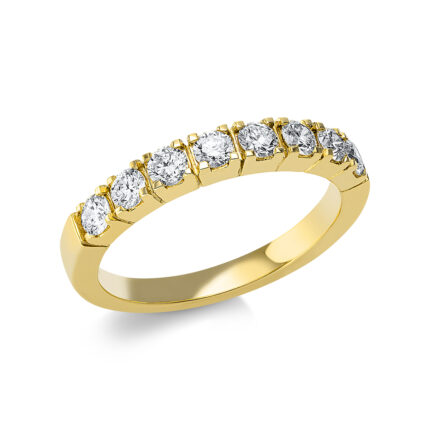 Memoire Gelbgold 18kt 0,59 Diamantringe mit 8 Diamanten - 1CC67