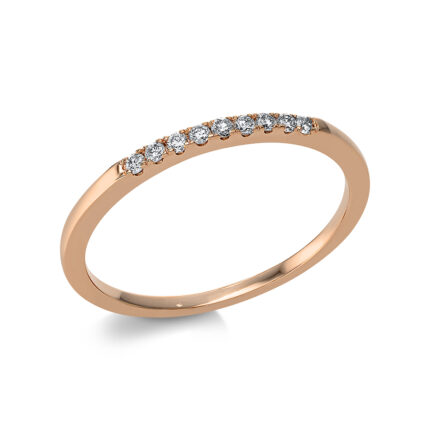 Memoire Rosegold 18kt 0,09 Diamantringe mit 9 Diamanten - 1CC76