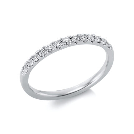 Baguette Weißgold 18kt 0,75 Diamantringe mit 71 Diamanten - 1CG38