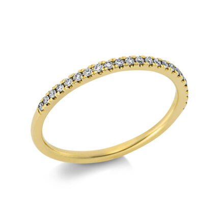 Memoire Gelbgold 18kt 0,15 Diamantringe mit 23 Diamanten - 1CH06