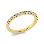 Memoire Gelbgold 18kt 0,39 Diamantringe mit 17 Diamanten - 1CH09