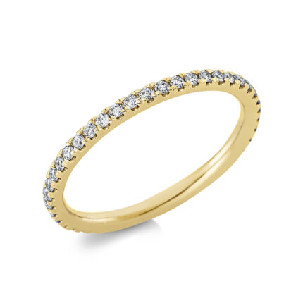 Memoire Gelbgold 18kt 0,39 Diamantringe mit 42 Diamanten - 1CH19