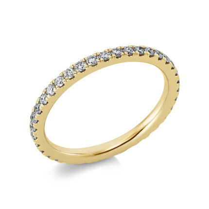 Memoire Gelbgold 18kt 0,61 Diamantringe mit 38 Diamanten - 1CH21