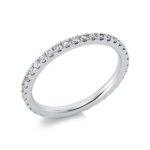 Memoire Platin 95kt 0,61 Diamantringe mit 38 Diamanten - 1CH21