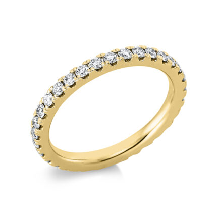 Memoire Gelbgold 18kt 1,55 Diamantringe mit 31 Diamanten - 1CH23