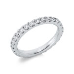 Memoire Platin 95kt 1,29 Diamantringe mit 28 Diamanten - 1CH27