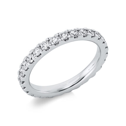 Memoire Weißgold 18kt 1,29 Diamantringe mit 28 Diamanten - 1CH27