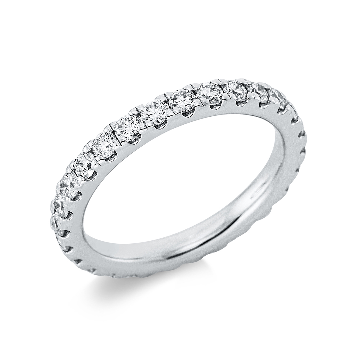 1CH27W Memoire Platin 95kt 1,29 Diamantringe mit 28 Diamanten - 1CH27 – Bild 1