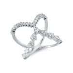 Baguette Weißgold 18kt 1,18 Diamantringe mit 30 Diamanten - 1CI21