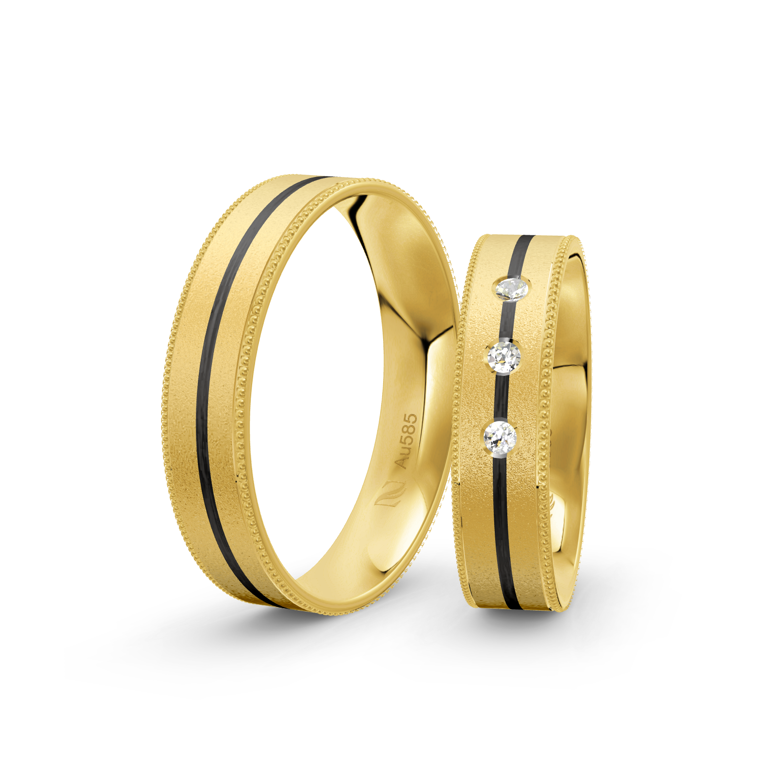 14891a1be031d254d4bfe766bcad5e24_rr0.png Trauringe Gelbgold / 585 Gold | Modell Zum-1004 – Bild 1