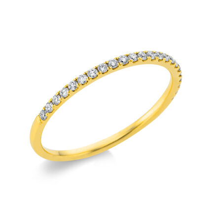 Memoire Gelbgold 18kt 0,17 Diamantringe mit 23 Diamanten - 1BF14