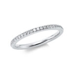 Memoire Platin 95kt 0,37 Diamantringe mit 44 Diamanten - 1CL78