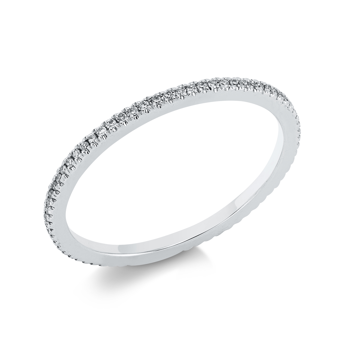 1FI69W Memoire Weißgold 18kt 0,16 Diamantringe mit 66 Diamanten - 1FI69 – Bild 1