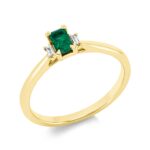 Farbstein Gelbgold 18kt 0,05 Diamantringe Farbstein 0,29 ct - 1FQ41