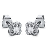 Ohrstecker Weißgold 18kt 0,17 Diamantschmuck mit 36 Diamanten - 2O442