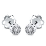 Ohrstecker Weißgold 18kt 0,22 Diamantschmuck mit 26 Diamanten - 2O458