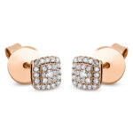 Ohrstecker Rosegold 18kt 0,20 Diamantschmuck mit 50 Diamanten - 2O504