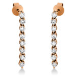 Ohrschmuck Rosegold 18kt 0,80 Diamantschmuck mit 16 Diamanten - 2O924