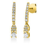 Ohrschmuck Gelbgold 18kt 0,66 Diamantschmuck mit 26 Diamanten - 2Q825