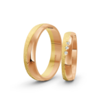 Trauringe Gelbgold / Rosegold / 585 Gold | Modell A001-A002