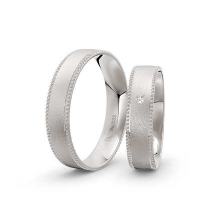 Trauringe Weissgold / 333 Gold | Modell Z°1037