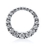 Anhänger Weißgold 18kt 0,66 Diamantschmuck mit 20 Diamanten - 3C536