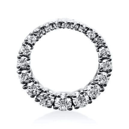 Anhänger Weißgold 18kt 0,66 Diamantschmuck mit 20 Diamanten - 3C536