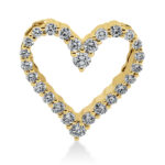 Anhänger Gelbgold 18kt 0,31 Diamantschmuck mit 26 Diamanten - 3F309