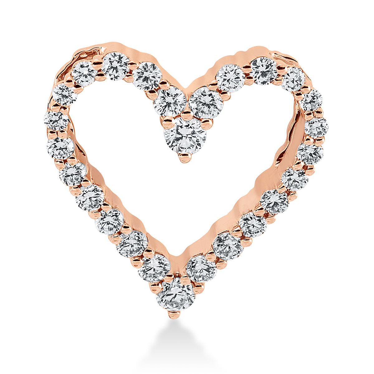 3F309R Anhänger Rosegold 18kt 0,31 Diamantschmuck mit 26 Diamanten - 3F309 – Bild 1