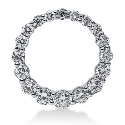 Anhänger Weißgold 18kt 0,46 Diamantschmuck mit 18 Diamanten - 3F310