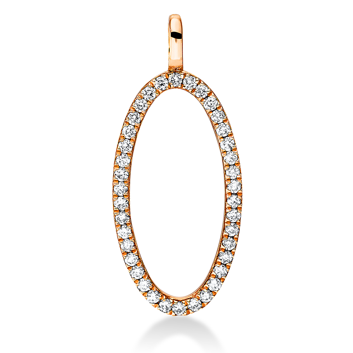 3F359R Anhänger Rosegold 18kt 0,20 Diamantschmuck mit 38 Diamanten - 3F359 – Bild 1