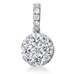 Anhänger Weißgold 18kt 0,35 Diamantschmuck mit 14 Diamanten - 3F611